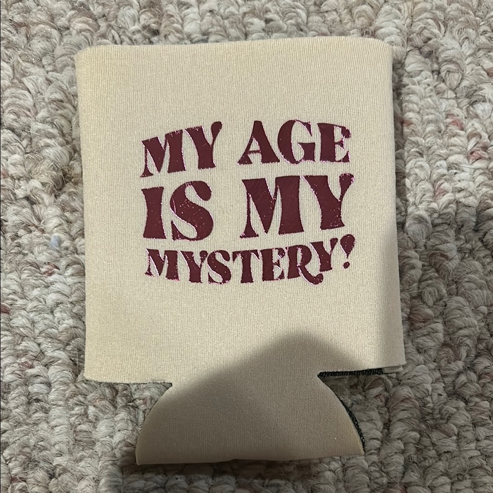 Beige Drink Sleeve- cricuit vinyl made